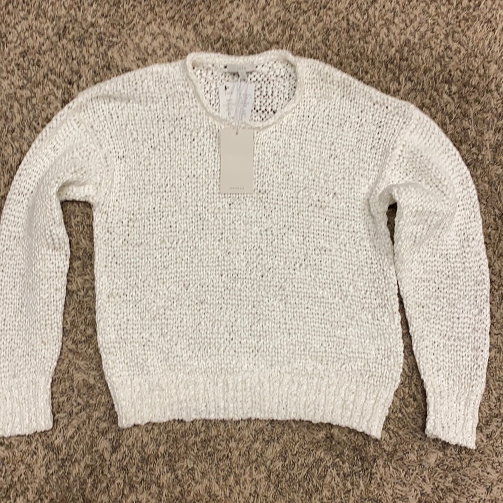 Joie Burney white sweater